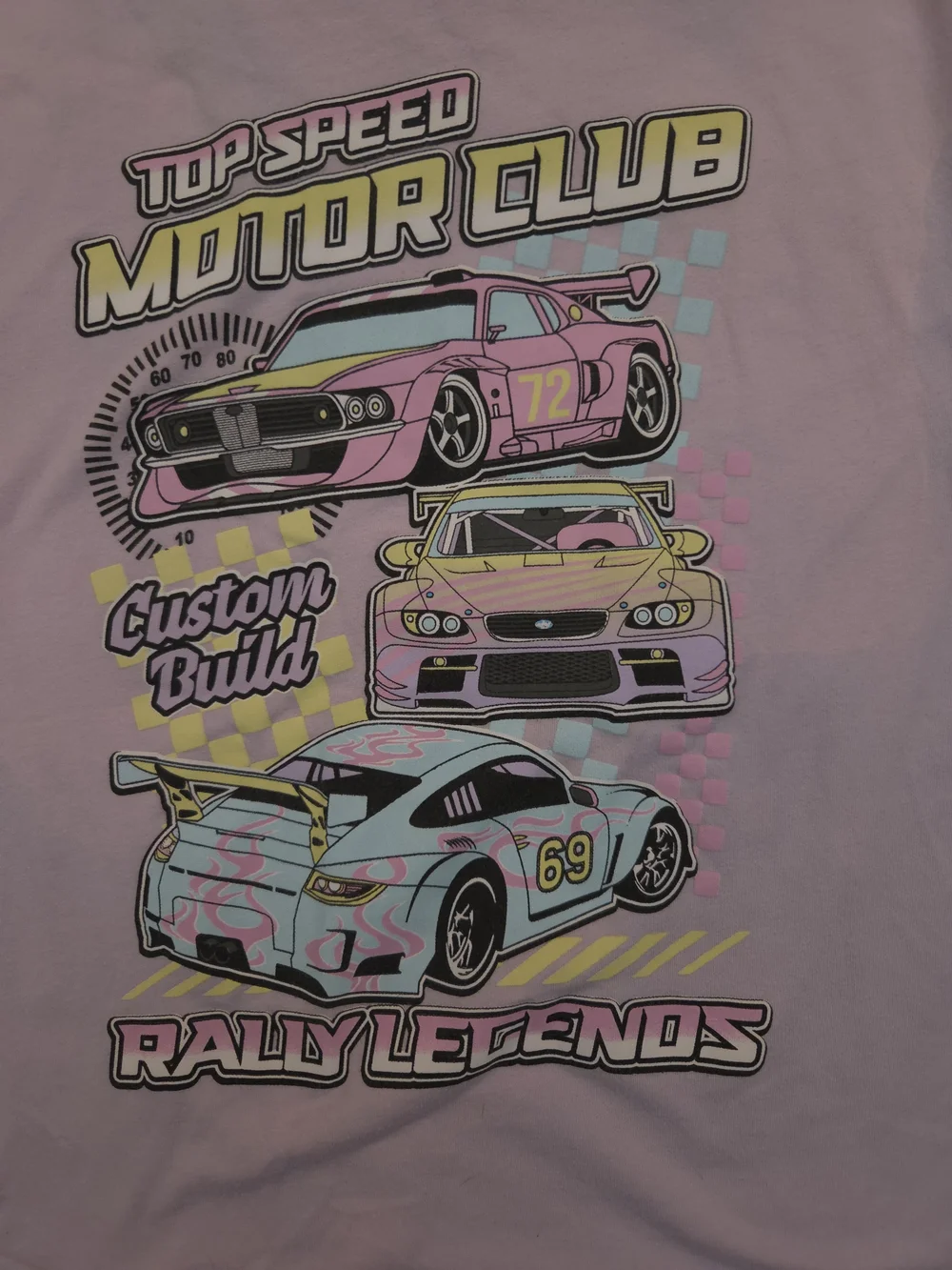 Lavender Motor Club Graphic Tee